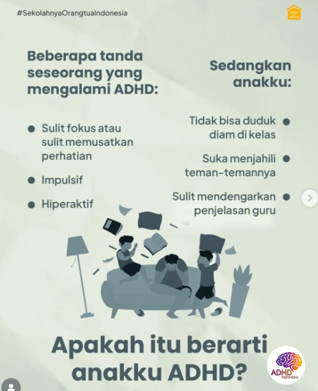 Ciri dan Gejala ADHD pada Anak Usia Dini di Kabupaten Sidoarjo